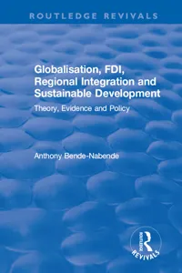 Globalisation, FDI, Regional Integration and Sustainable Development_cover