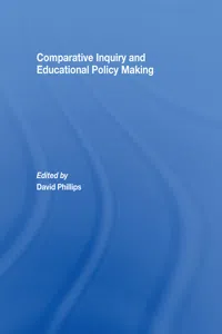 Comparative Inquiry and Educational Policy Making_cover