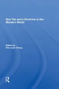 Sun Yatsen's Doctrine In The Modern World_cover