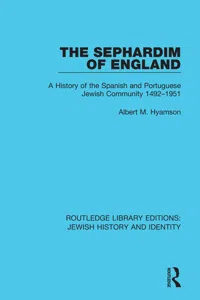 The Sephardim of England_cover