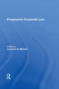 Progressive Corporate Law_cover