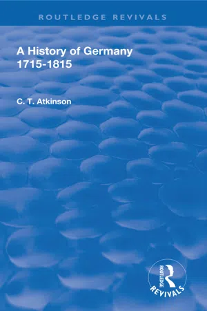 A History of Germany 1715-1815