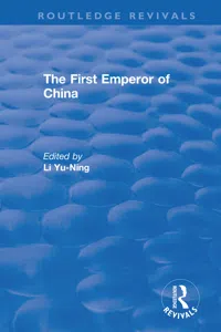 The First Emperor of China_cover