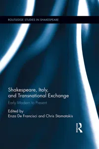 Shakespeare, Italy, and Transnational Exchange_cover