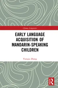 Early Language Acquisition of Mandarin-Speaking Children_cover