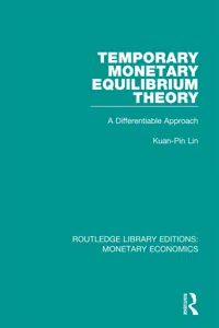 Temporary Monetary Equilibrium Theory_cover