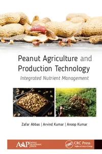 Peanut Agriculture and Production Technology_cover