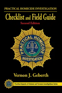 Practical Homicide Investigation Checklist and Field Guide_cover