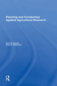 Planning And Conducting Applied Agricultural Research_cover