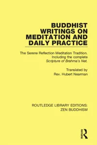 Buddhist Writings on Meditation and Daily Practice_cover