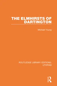 The Elmhirsts of Dartington_cover