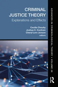 Criminal Justice Theory, Volume 26_cover
