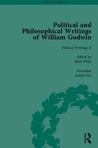 The Political and Philosophical Writings of William Godwin vol 2_cover