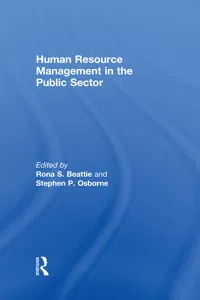 Human Resource Management in the Public Sector_cover