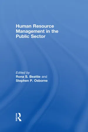 Human Resource Management in the Public Sector