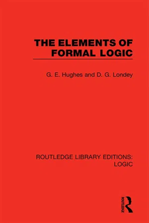 The Elements of Formal Logic