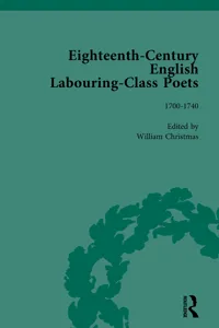 Eighteenth-Century English Labouring-Class Poets, vol 1_cover