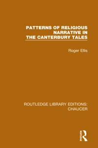 Patterns of Religious Narrative in the Canterbury Tales_cover