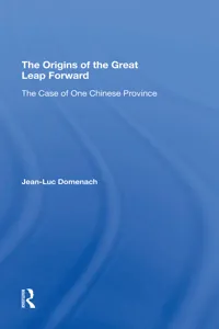 The Origins Of The Great Leap Forward_cover