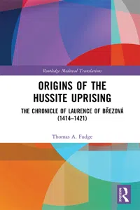 Origins of the Hussite Uprising_cover