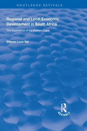 Regional and Local Economic Development in South Africa