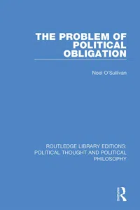 The Problem of Political Obligation_cover