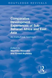 Comparative Development Experiences of Sub-Saharan Africa and East Asia_cover