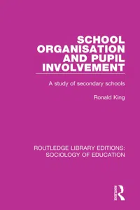 School Organisation and Pupil Involvement_cover