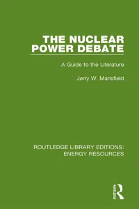 The Nuclear Power Debate_cover