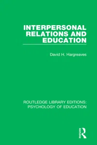 Interpersonal Relations and Education_cover