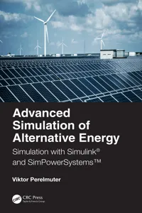 Advanced Simulation of Alternative Energy_cover