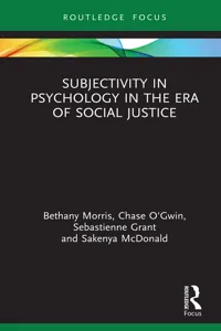 Subjectivity in Psychology in the Era of Social Justice_cover