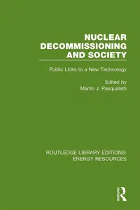 Nuclear Decommissioning and Society_cover