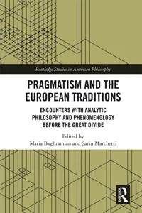Pragmatism and the European Traditions_cover