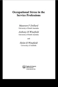 Occupational Stress in the Service Professions_cover