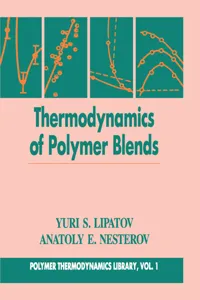 Thermodynamics of Polymer Blends, Volume I_cover