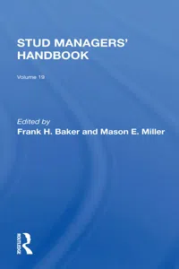 Stud Managers' Handbook, Vol. 19_cover