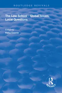 The Law School - Global Issues, Local Questions_cover