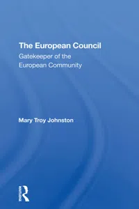 The European Council_cover