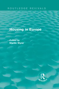 Routledge Revivals: Housing in Europe_cover