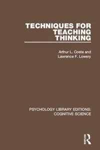 Techniques for Teaching Thinking_cover