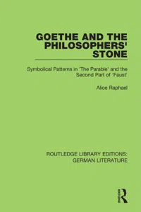 Goethe and the Philosopher’s Stone_cover