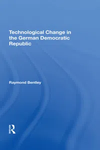 Technological Change In The German Democratic Republic_cover