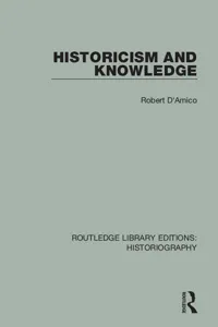 Historicism and Knowledge_cover