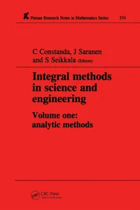 Integral Methods in Science and Engineering_cover