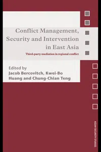 Conflict Management, Security and Intervention in East Asia_cover