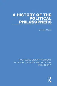 A History of the Political Philosophers_cover