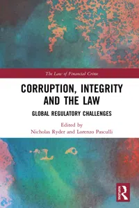 Corruption, Integrity and the Law_cover