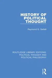 History of Political Thought_cover