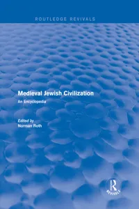 Routledge Revivals: Medieval Jewish Civilization_cover